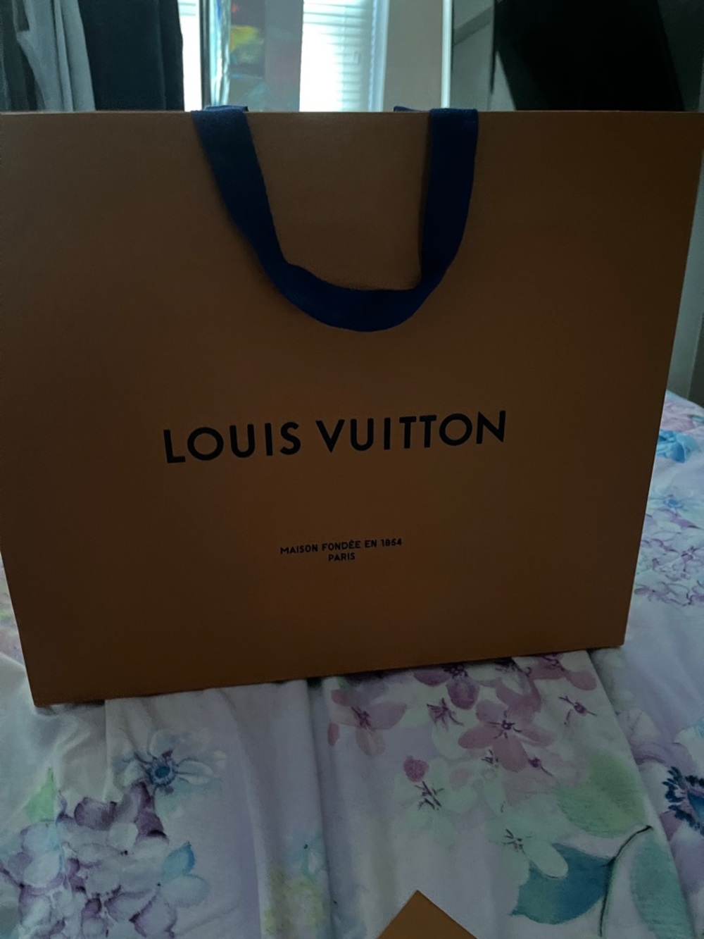 Louis Vuitton Orange Packaging Set with Navy Accents - Picture 9 of 11